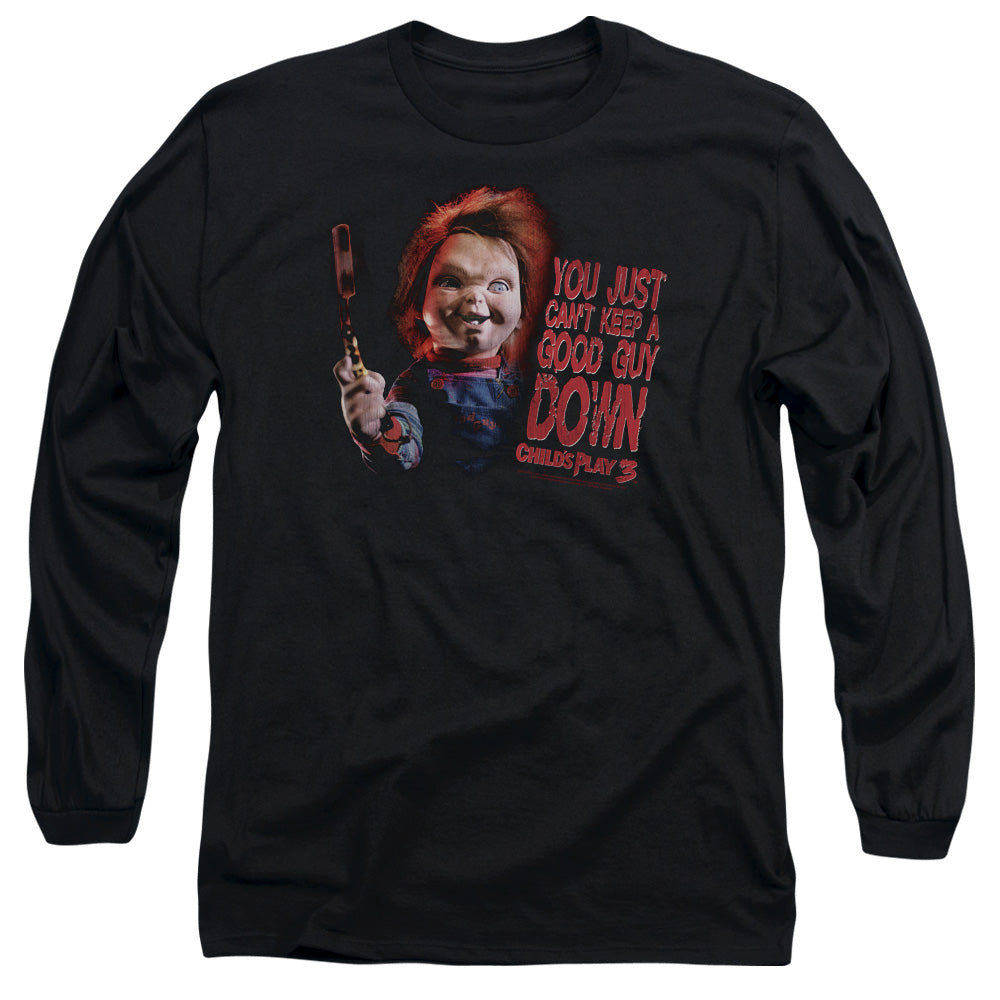 CHILD'S PLAY 3 : GOOD GUY L\S ADULT T SHIRT 18\1 BLACK 2X