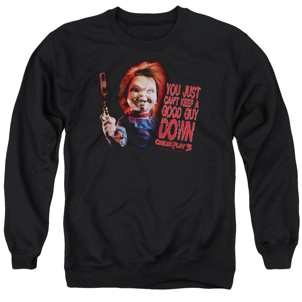 CHILD'S PLAY 3 : GOOD GUY ADULT CREW NECK SWEATSHIRT BLACK 2X