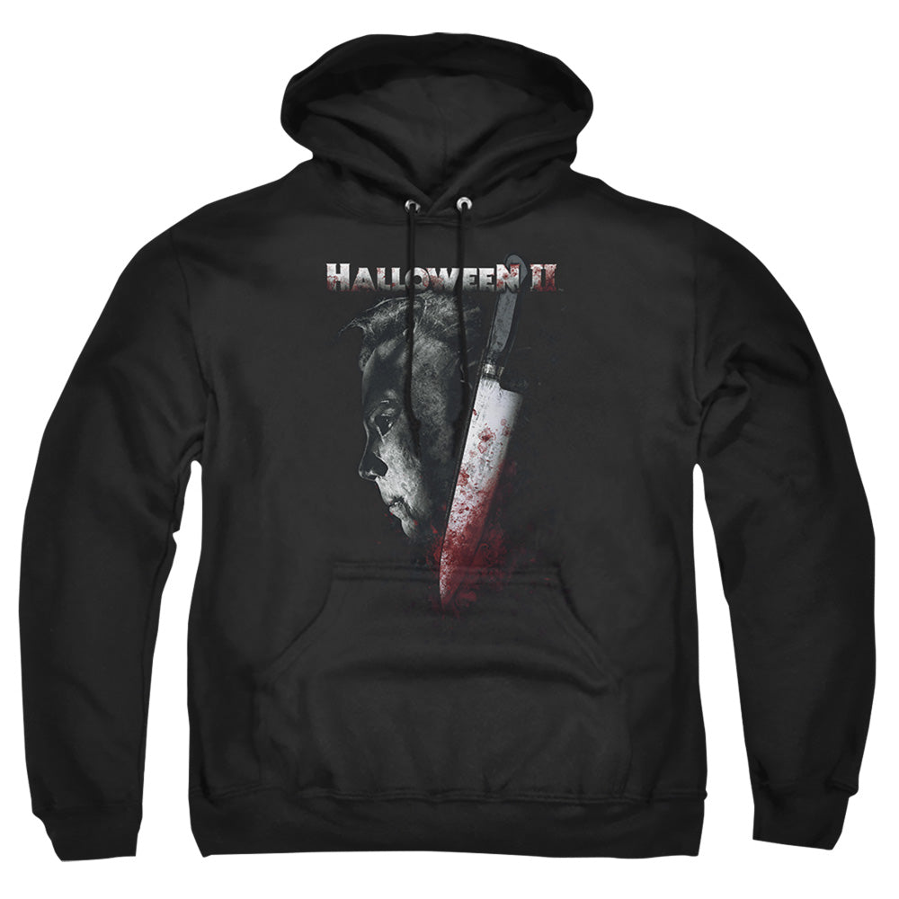 HALLOWEEN II : COLD GAZE ADULT PULL-OVER HOODIE BLACK 5X