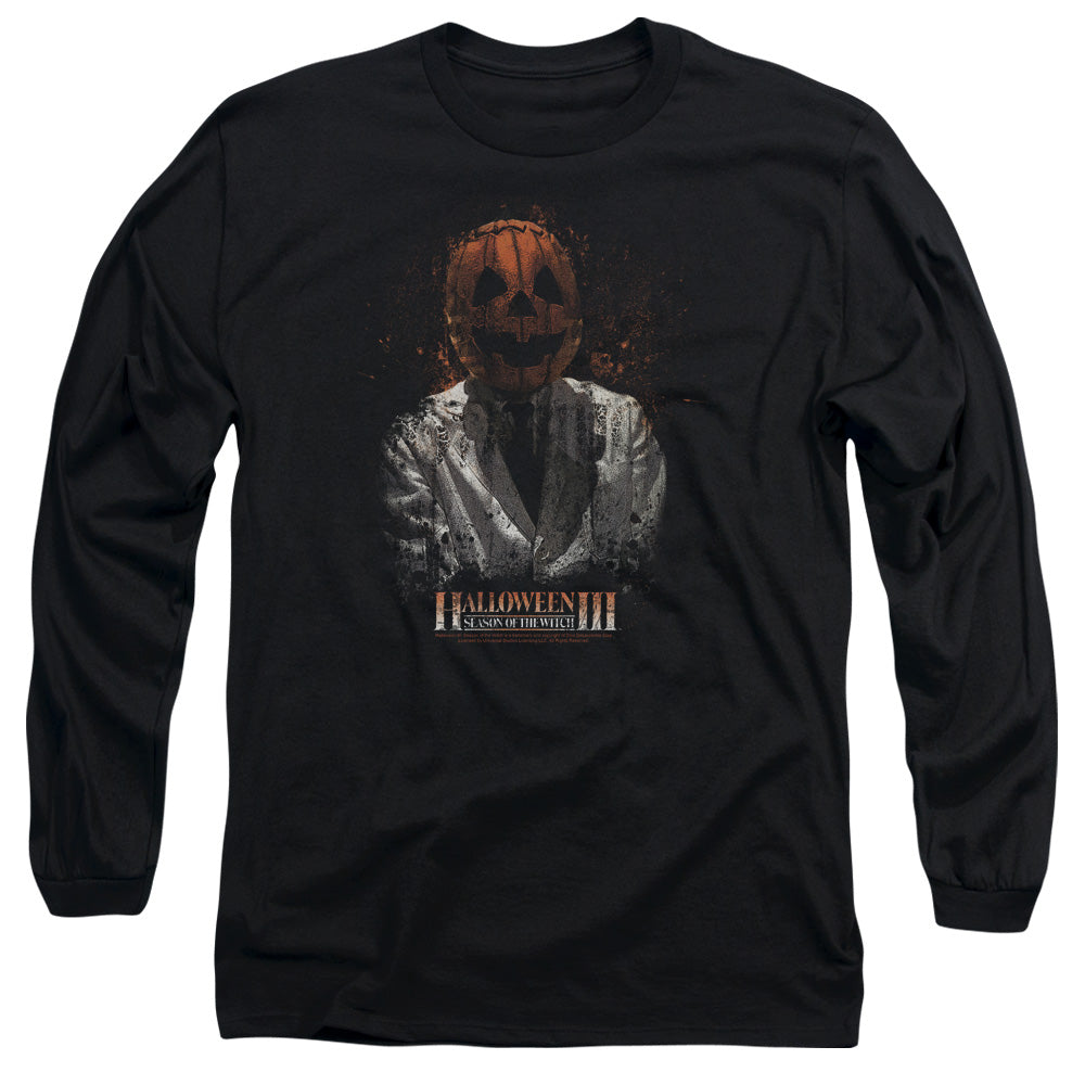 HALLOWEEN III : H3 SCIENTIST L\S ADULT T SHIRT 18\1 BLACK 2X