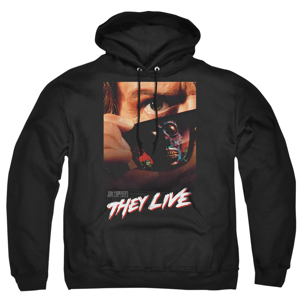 THEY LIVE : POSTER ADULT PULL OVER HOODIE Black 2X