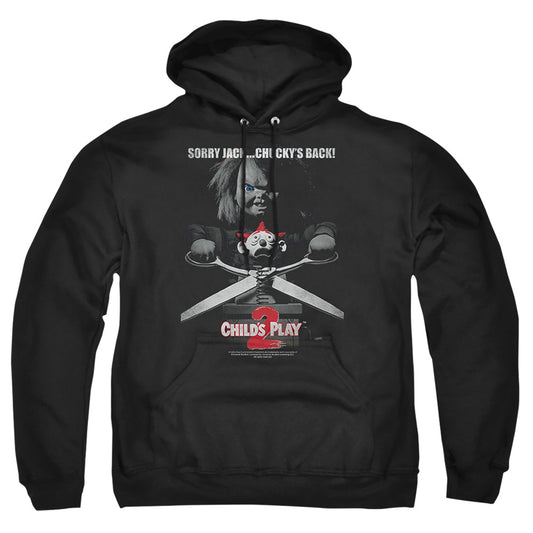 CHILD'S PLAY 2 : JACK POSTER ADULT PULL OVER HOODIE Black 2X