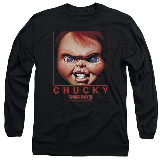 CHILD'S PLAY 3 : CHUCKY SQUARED L\S ADULT T SHIRT 18\1 Black XL