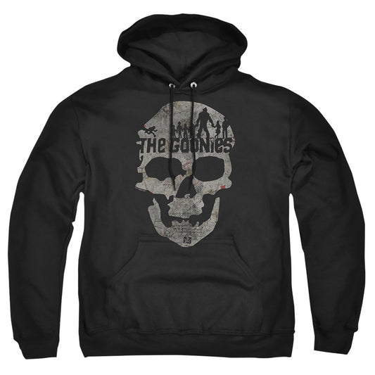 THE GOONIES : SKULL 1 ADULT PULL OVER HOODIE Black 2X