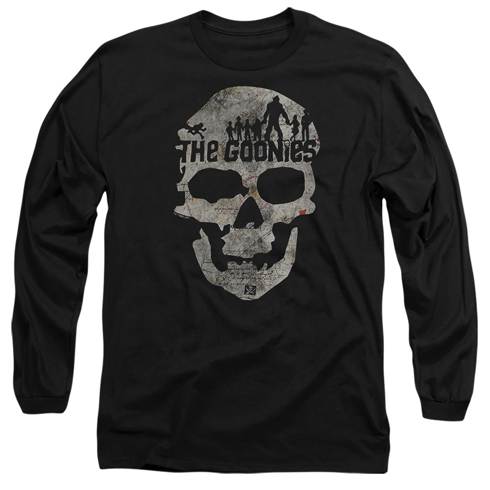 THE GOONIES : SKULL 1 L\S ADULT T SHIRT 18\1 Black 2X