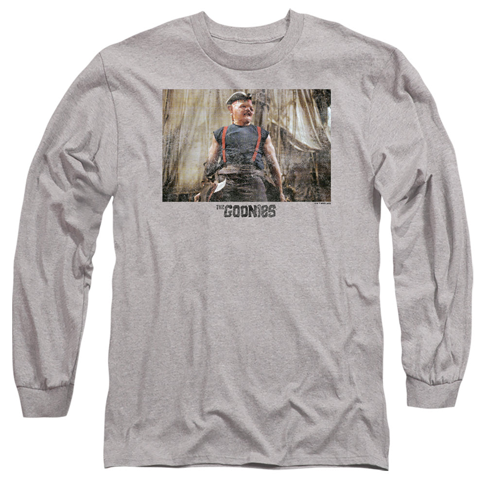 THE GOONIES : SLOTH 1 L\S ADULT T SHIRT 18\1 Athletic Heather 3X