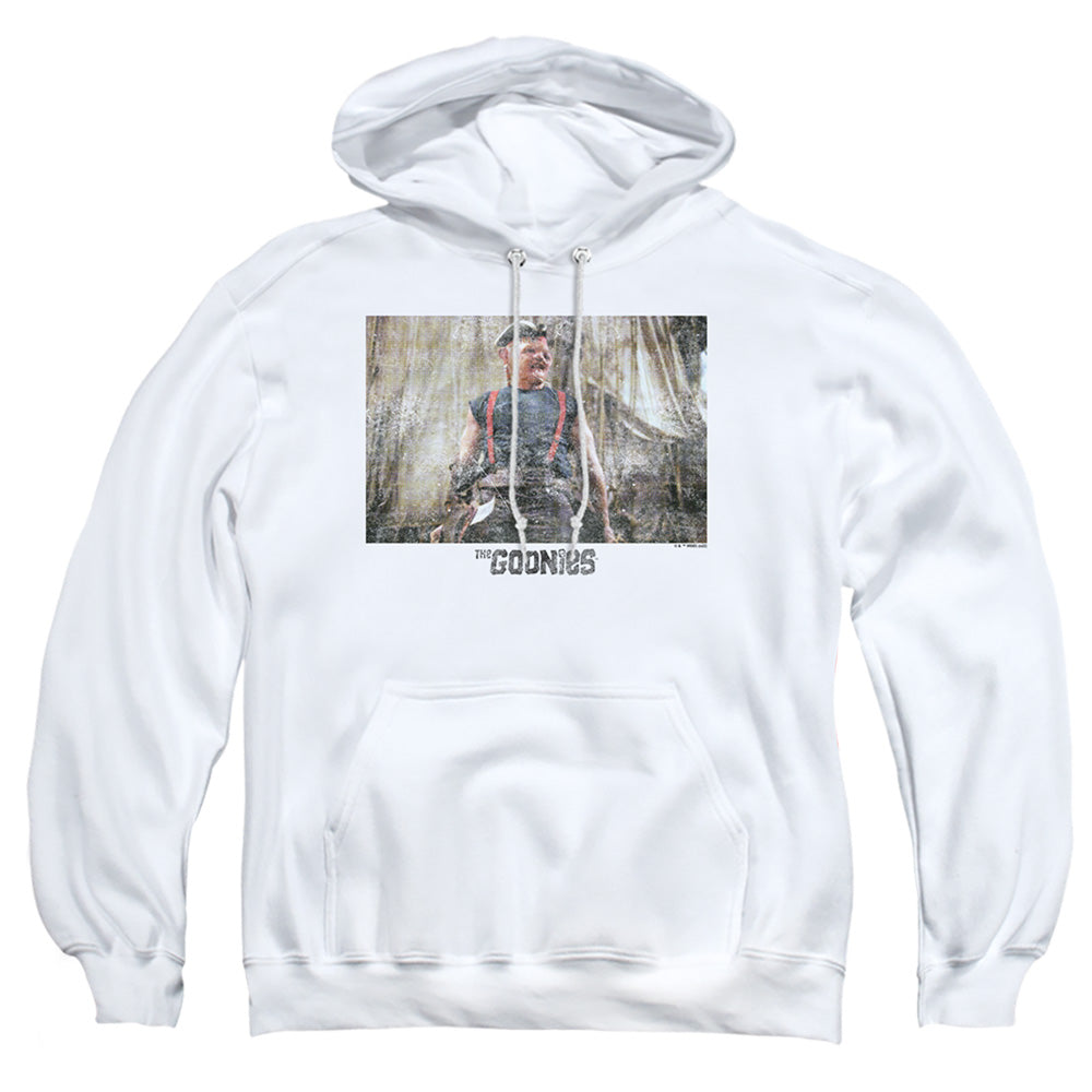 THE GOONIES : SLOTH 2 ADULT PULL OVER HOODIE White 2X