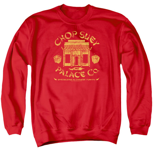 A CHRISTMAS STORY : CHOP SUEY PALACE CO ADULT CREW SWEAT Red 2X