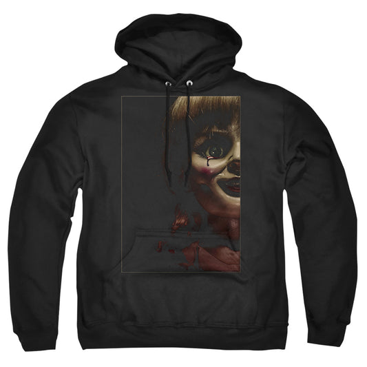 ANNABELLE : DOLL TEAR ADULT PULL-OVER HOODIE Black 5X