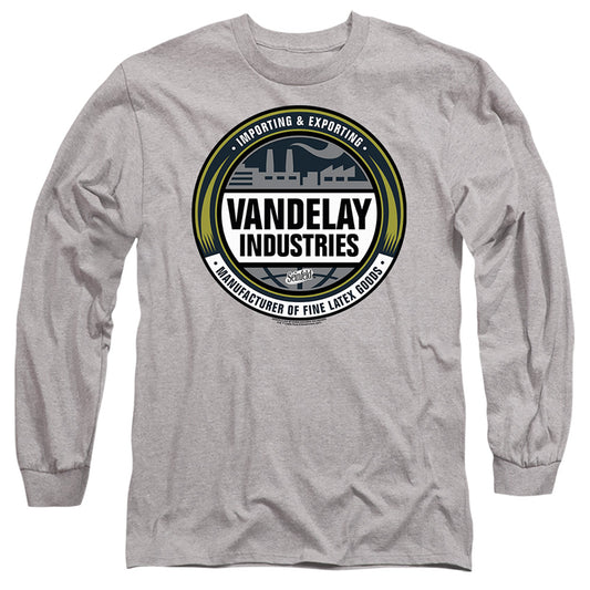 SEINFELD : VENDELAY LOGO L\S ADULT T SHIRT 18\1 Athletic Heather LG