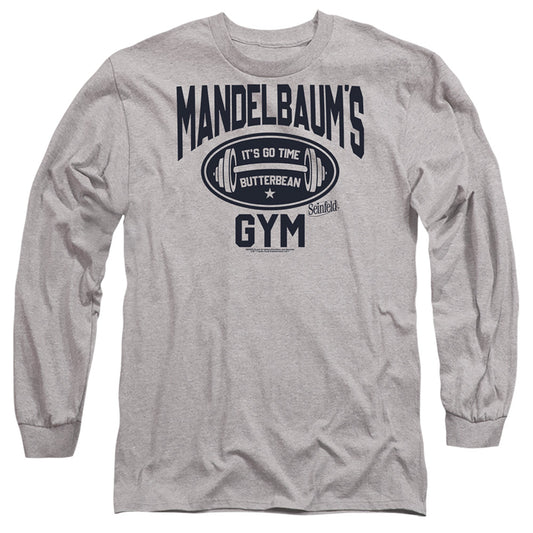 SEINFELD : MADELBAUM'S GYM L\S ADULT T SHIRT 18\1 Athletic Heather 2X