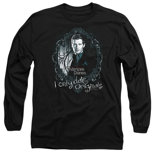 VAMPIRE DIARIES : ORIGINALS L\S ADULT T SHIRT 18\1 BLACK 2X