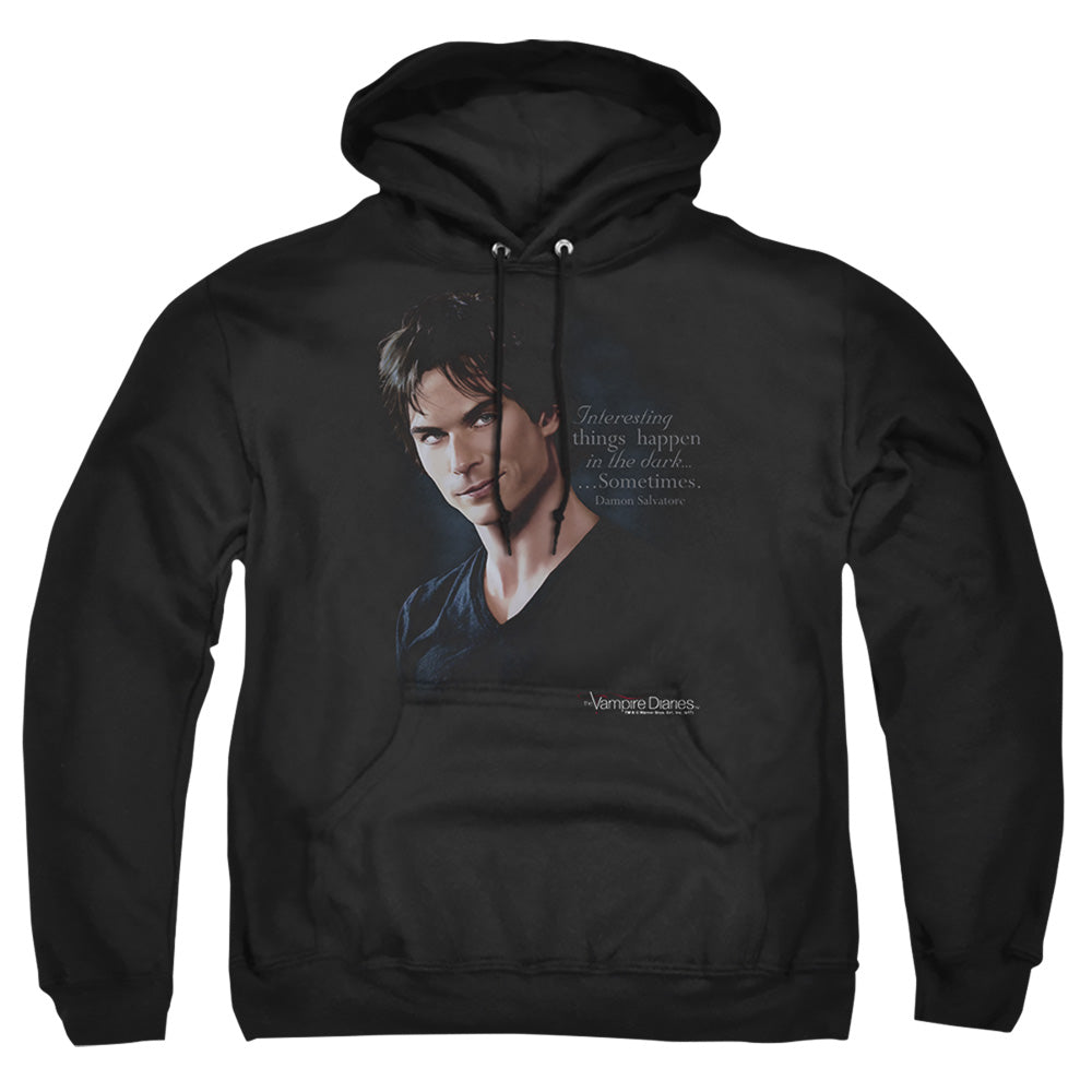 VAMPIRE DIARIES : SOMETIMES ADULT PULL OVER HOODIE Black 2X