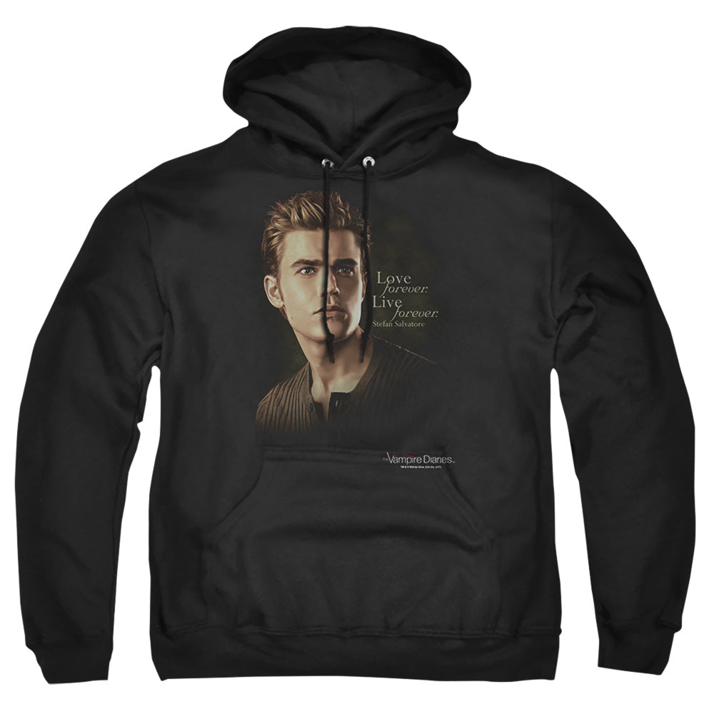 VAMPIRE DIARIES : FOREVER ADULT PULL OVER HOODIE Black 2X