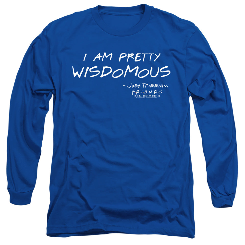 FRIENDS : WISDOMOUS L\S ADULT T SHIRT 18\1 Royal Blue 2X