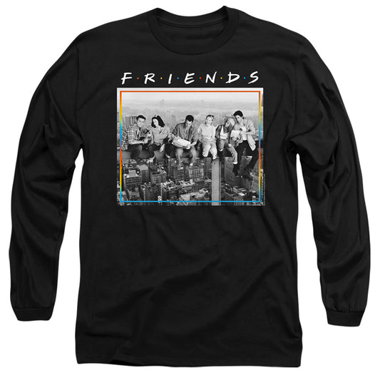 FRIENDS : LUNCH BREAK L\S ADULT T SHIRT 18\1 Black 2X