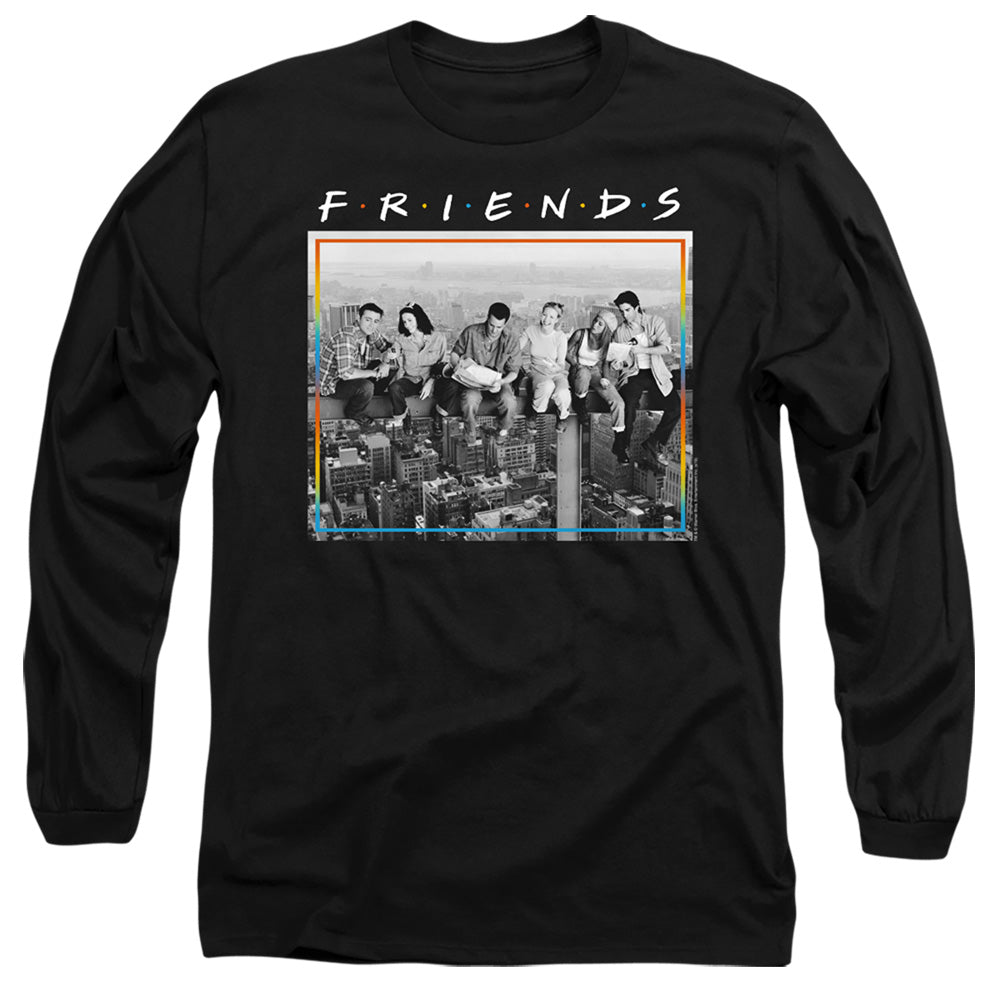 FRIENDS : LUNCH BREAK L\S ADULT T SHIRT 18\1 Black XL