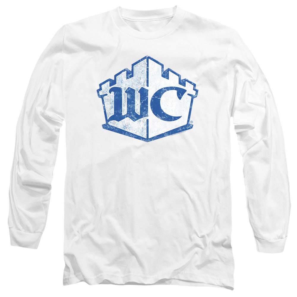 WHITE CASTLE : MONOGRAM L\S ADULT T SHIRT 18\1 White 2X